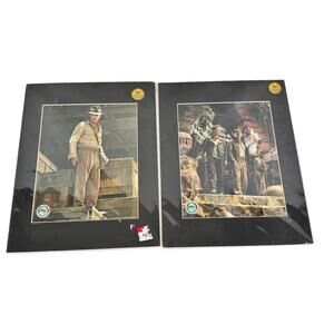 Lot Of 2 Indiana Jones and‎ Mutt Limited Edition 14x11 Matted Photo Official Pix